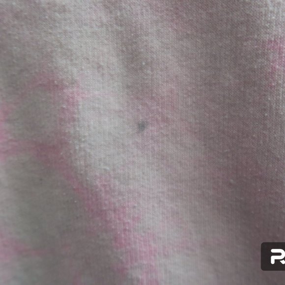 PINK Victoria's Secret tie dye hoodie sweatshirt with pockets in pink and white - Picture 6 of 9